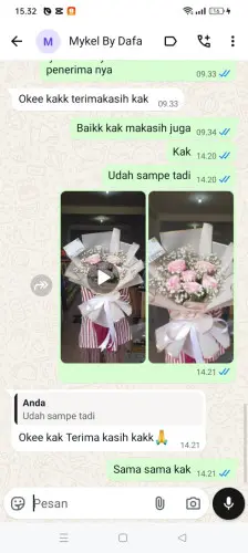 Testimonial Buket Bunga citeupuseun